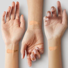 Benefit Boi-ing concealer applied under eye showing visible brightening effect