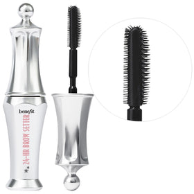 Benefit Brow Setter front view showing clear gel and recyclable gift box for easy travel