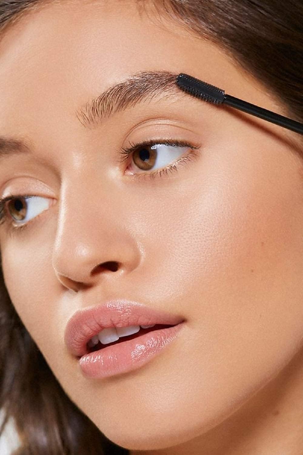 Benefit Brow Setter applied on brows in lifestyle shot for groomed natural finish