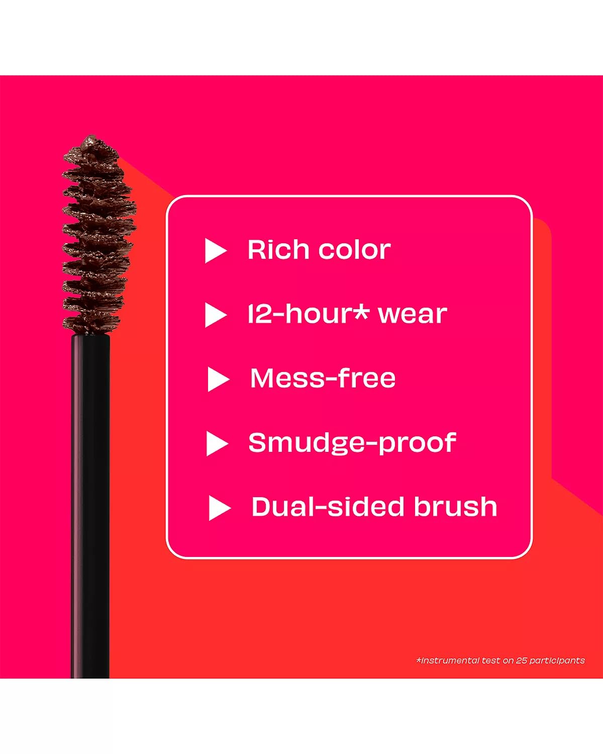 Creamy wax texture close-up of Benefit brow product showing rich pigment for buildable coverage