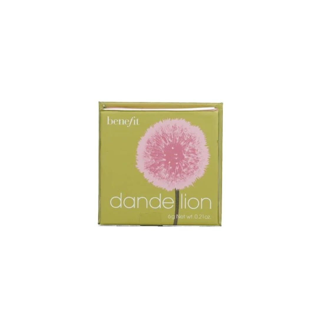 Benefit Dandelion closeup powder texture highlighting silky fine-milled finish for smooth blending