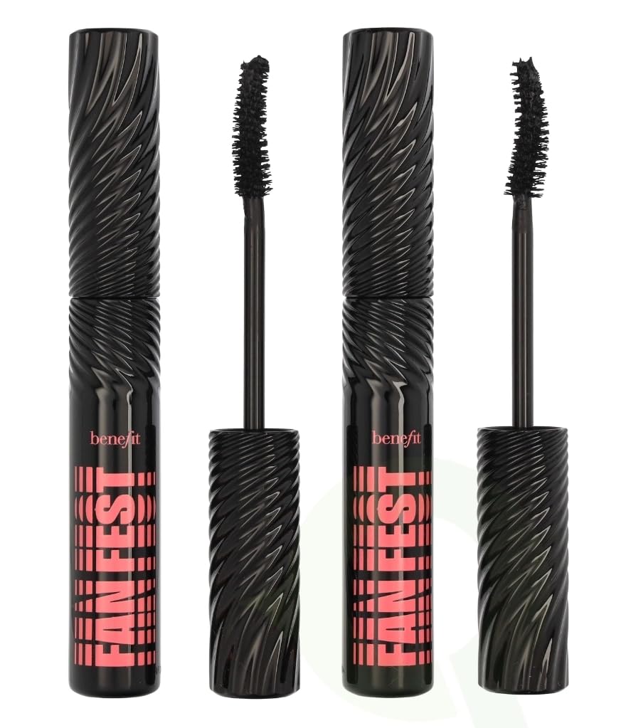 Benefit Fan Fest front packaging showing full-size and mini set for travel convenience