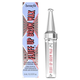 Benefit lifestyle on bathroom counter with brush showing daily routine convenience benefit
