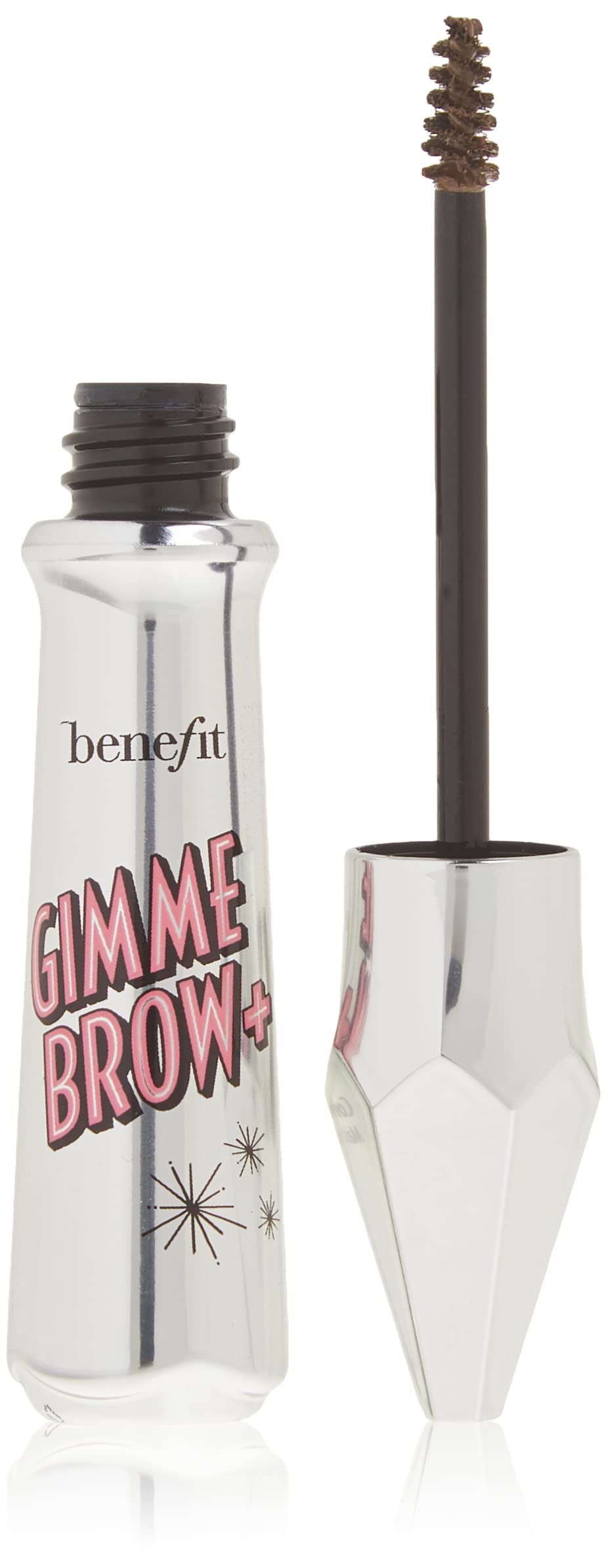 Benefit front packaging showing shade and compact tube for easy travel