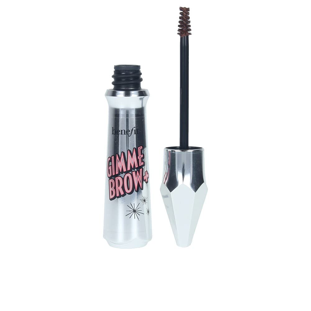 Benefit Gimme Brow front packaging showing tube and brush for quick natural fullness