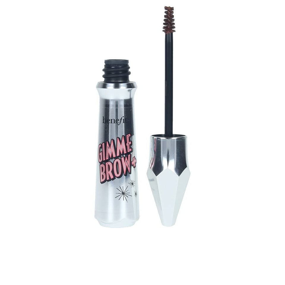 Benefit Gimme Brow front packaging showing tube and brush for quick natural fullness