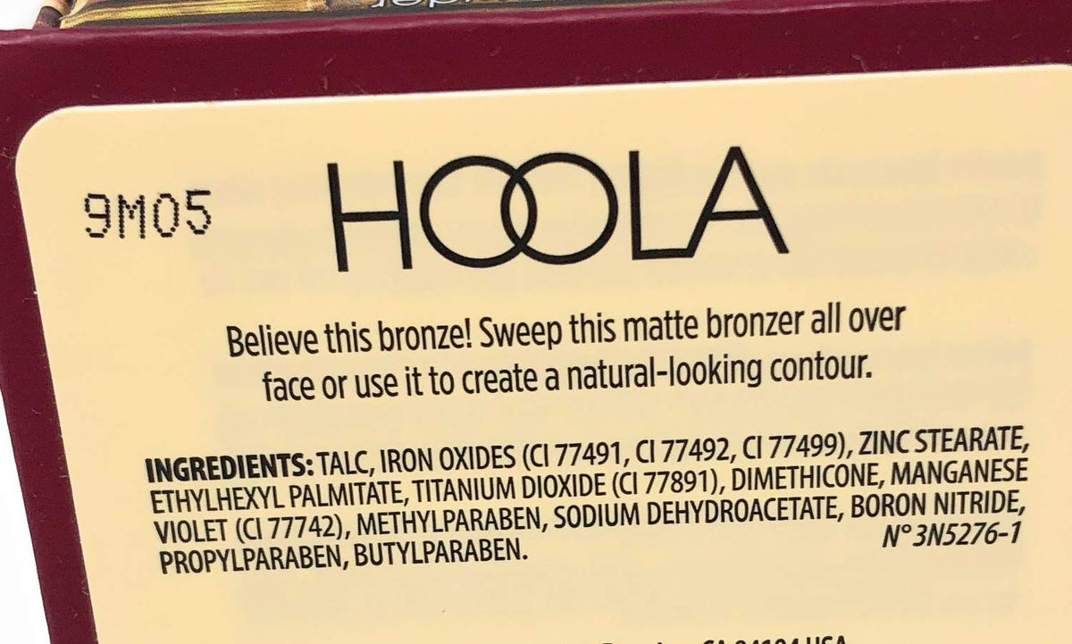 Benefit Hoola bronzer applied on cheek demonstrating natural contour and warmth