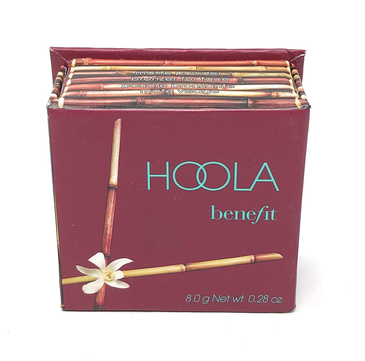 Benefit Hoola with included brush displayed for quick on-the-go application