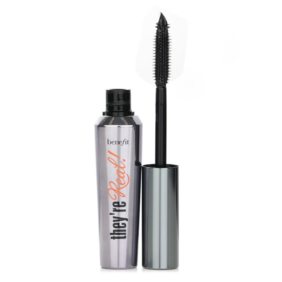 Benefit they're real front packaging showing tube and label for shelf appeal