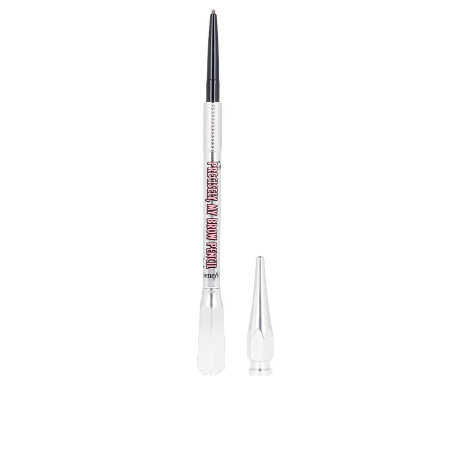 Benefit pencil showing front and ultra-fine tip for precise natural strokes