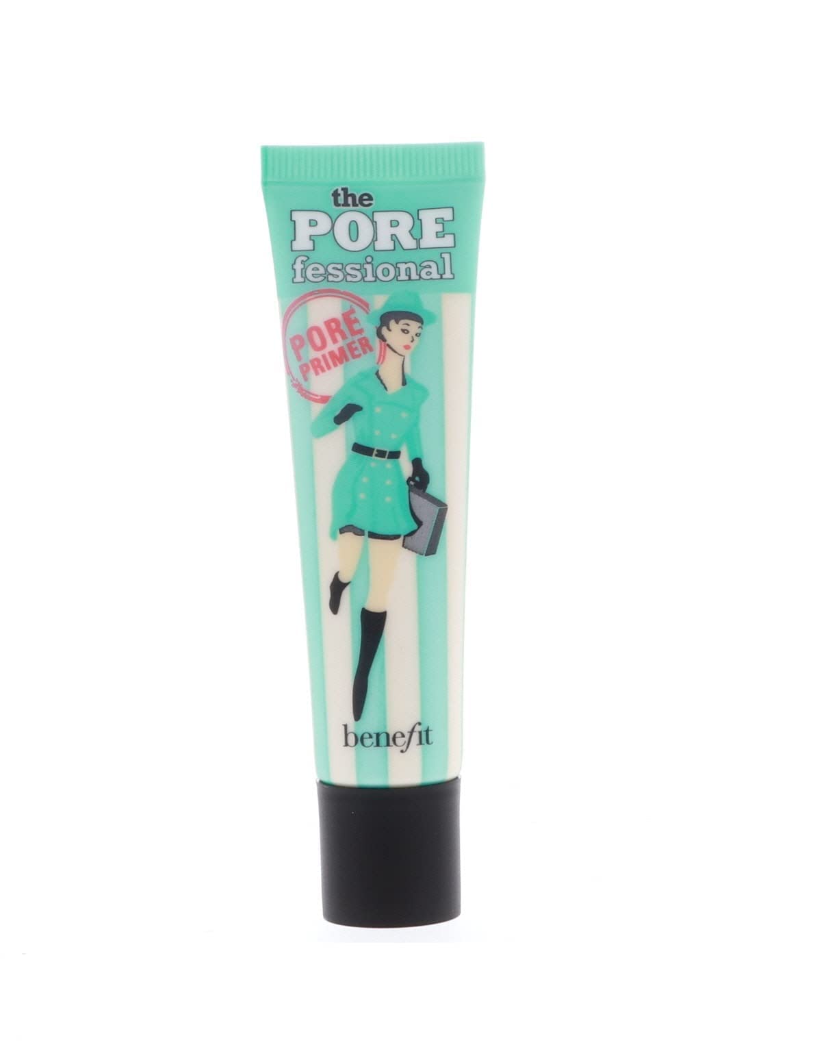 Benefit POREfessional application demo patting primer on T-zone to blur pores benefit