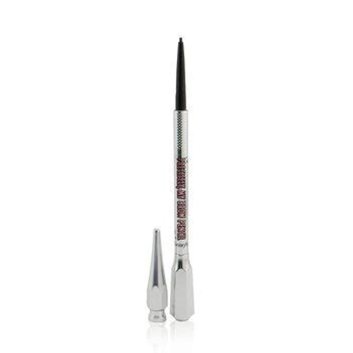 Benefit precisely my brow pencil front view showing compact packaging and grey shade for precise brows