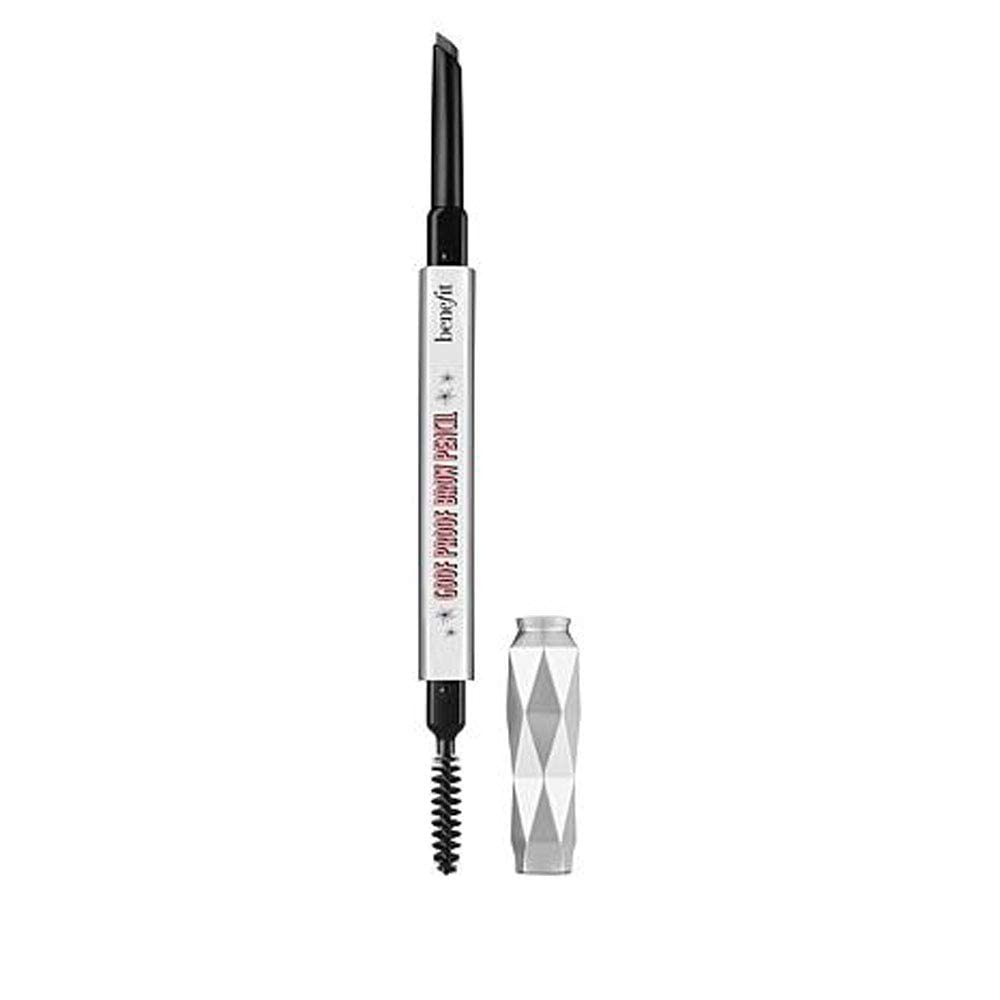 Benefit precisely my brow pencil lifestyle application showing easy touch-up and defined brows
