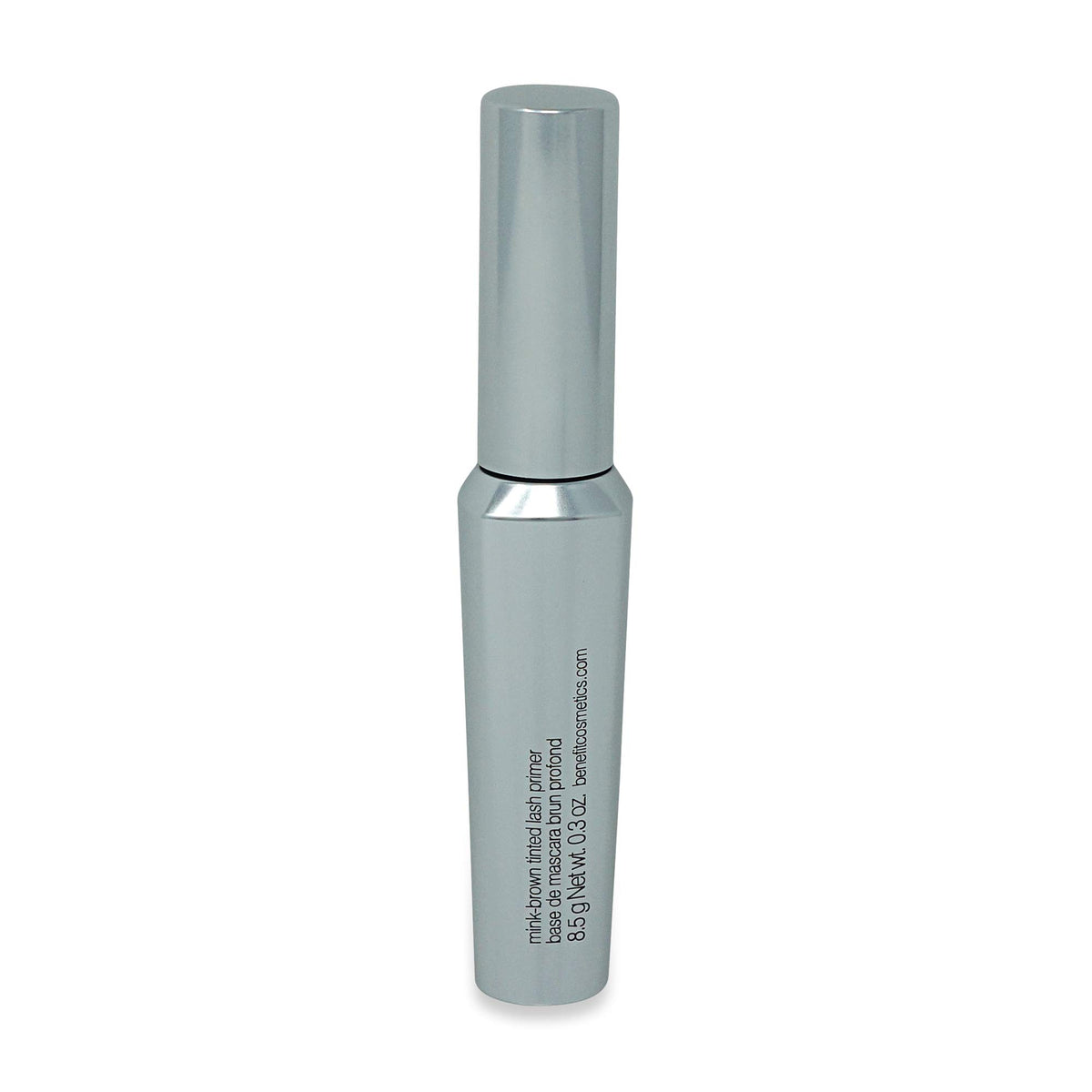 Benefit before-and-after lashes showcasing lengthening and natural definition