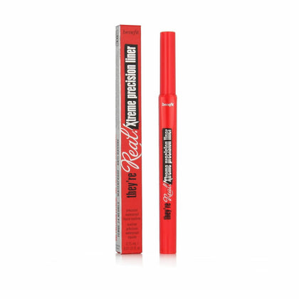 Benefit they're real! front packaging showing compact black liner, clear brand impact