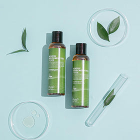BENTON toner placed on bathroom shelf in routine setting to show lifestyle harmony benefit