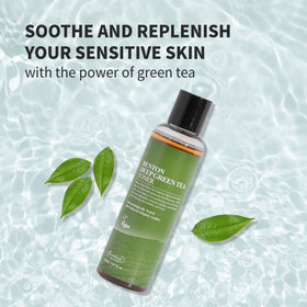 BENTON toner texture pouring to show lightweight hydrate and quick absorption benefit