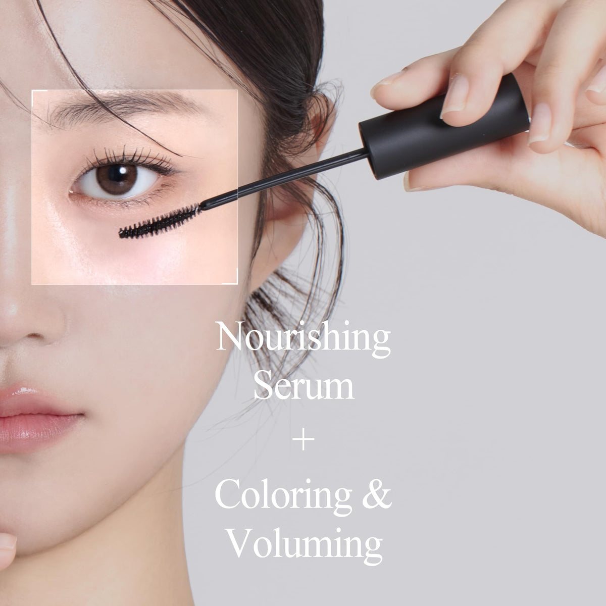 BENTON product texture shot with tube and cap demonstrating smooth, clump-free black tint