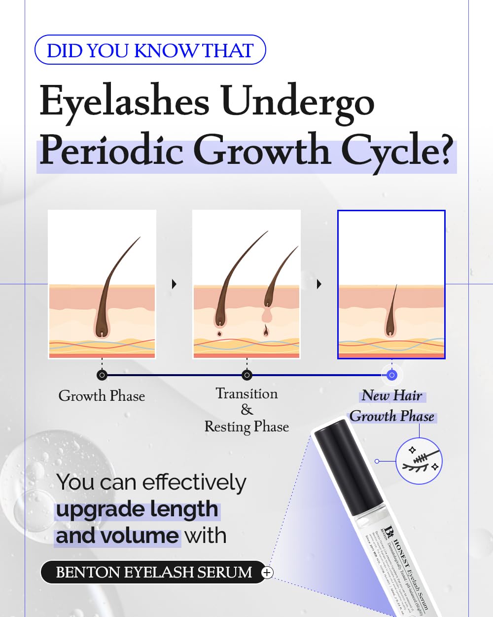 BENTON ingredient label closeup showing peptides, amino acids and hyaluronic acid