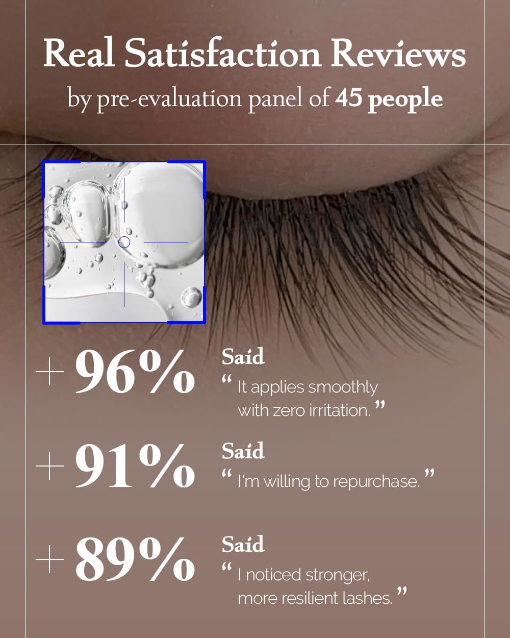 BENTON serum texture closeup showing lightweight formula and easy spread