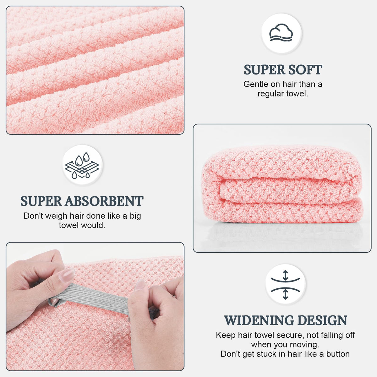 BEoffer close-up microfiber texture highlighting fast absorbency
