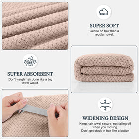 BEoffer close-up microfiber fibers, highlights fast absorption benefit
