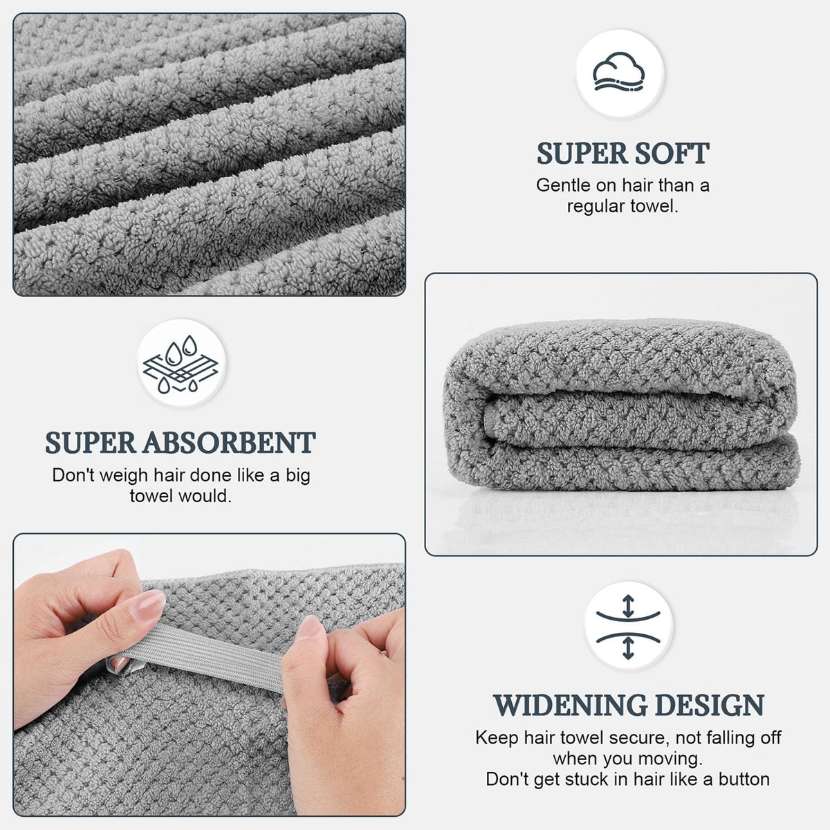 BEoffer close-up of microfiber texture highlighting fast-absorbency benefit