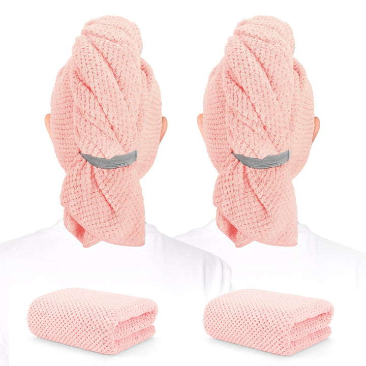 BEoffer front view of 2-pack towels shows value and size benefit