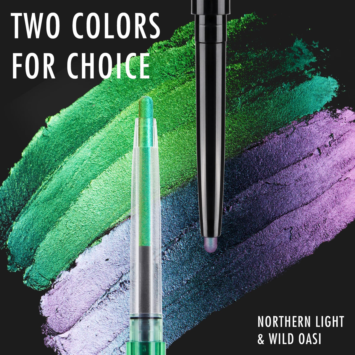 BEPHOLAN made-up lid look with WILD OASIS giving multidimensional green shimmer and depth