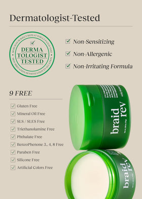 Bephor used on braided hair in lifestyle scene to maintain neat protective styles