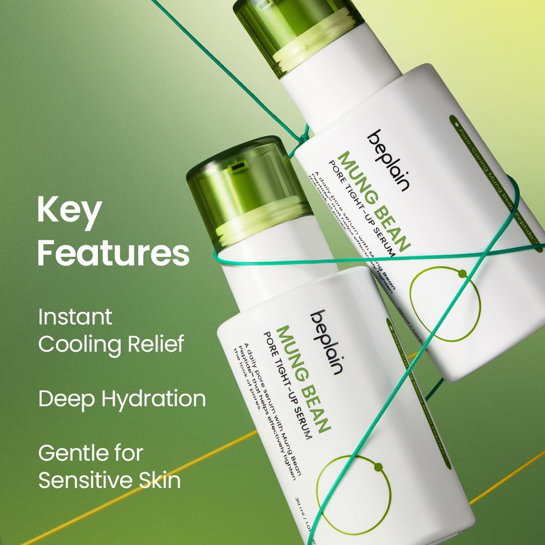beplain close-up of serum texture illustrating lightweight hydration benefit