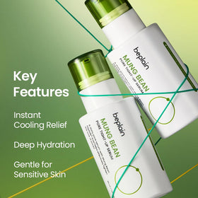 beplain close-up of serum texture illustrating lightweight hydration benefit