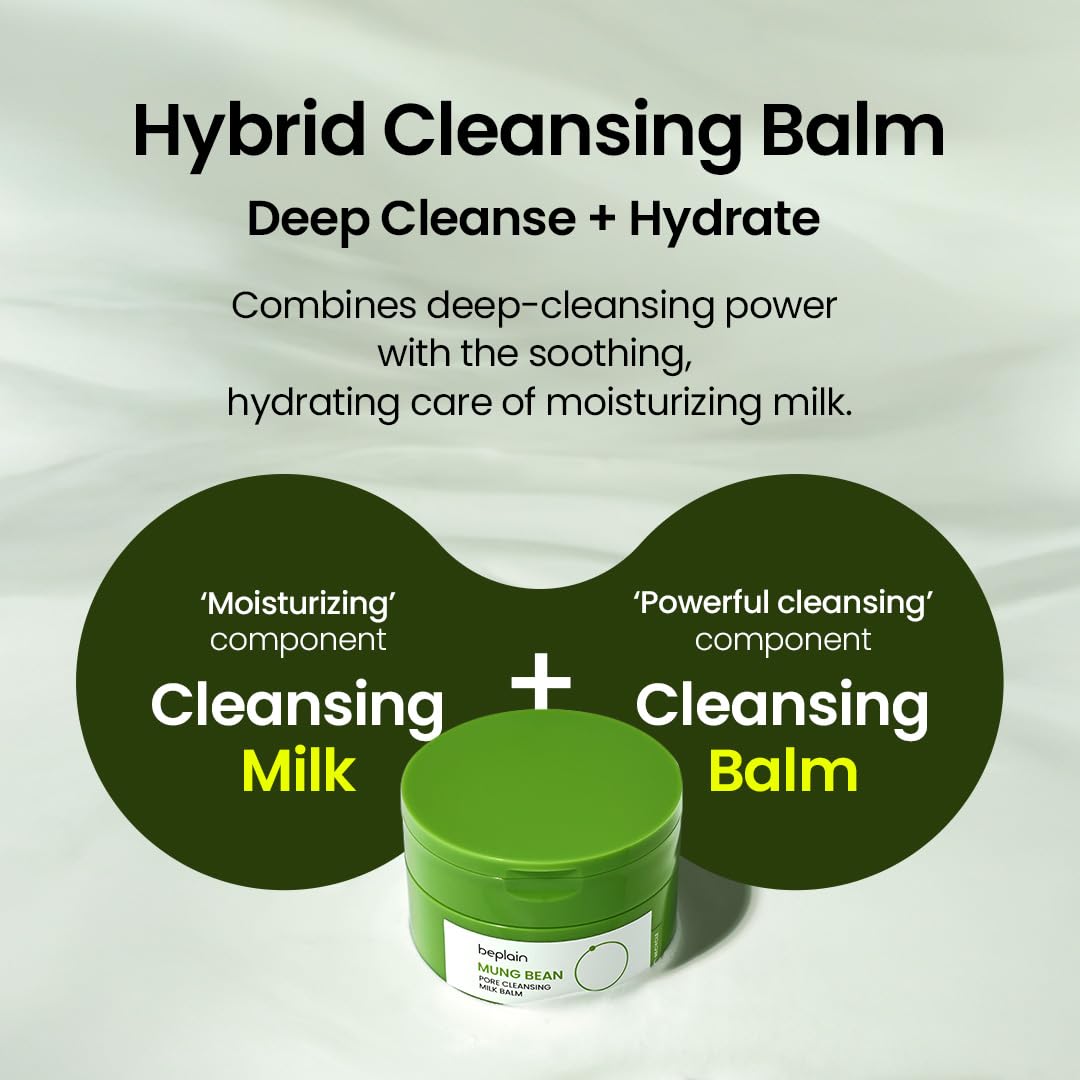 beplain close-up of silky balm texture for easy melting benefit