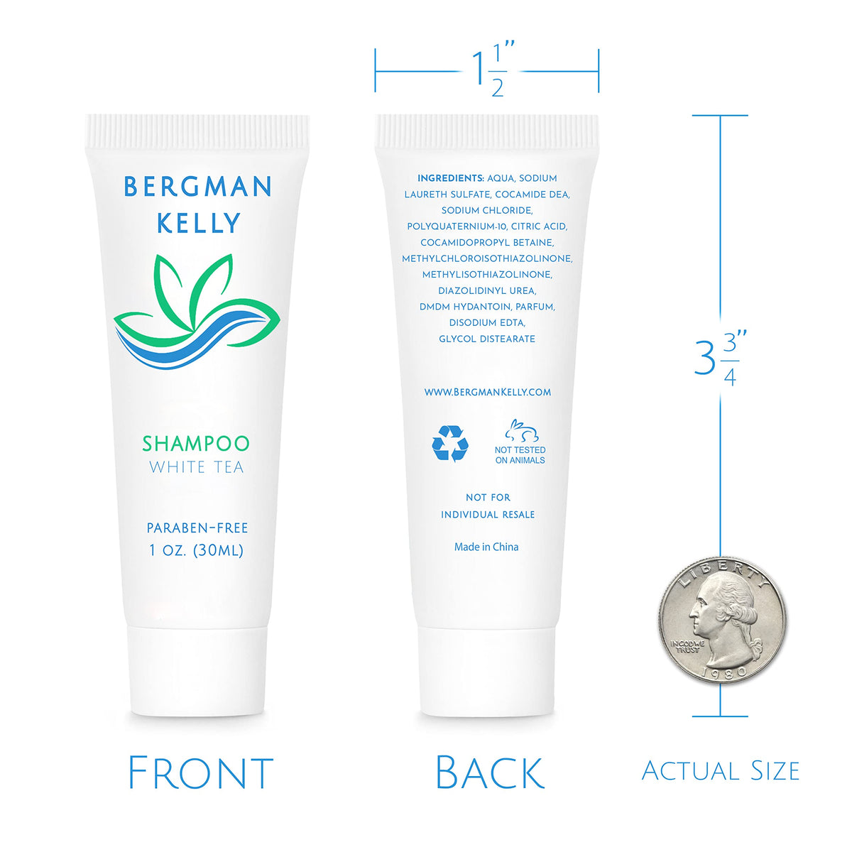 BERGMAN KELLY cap and nozzle detail for easy dispensing and travel convenience