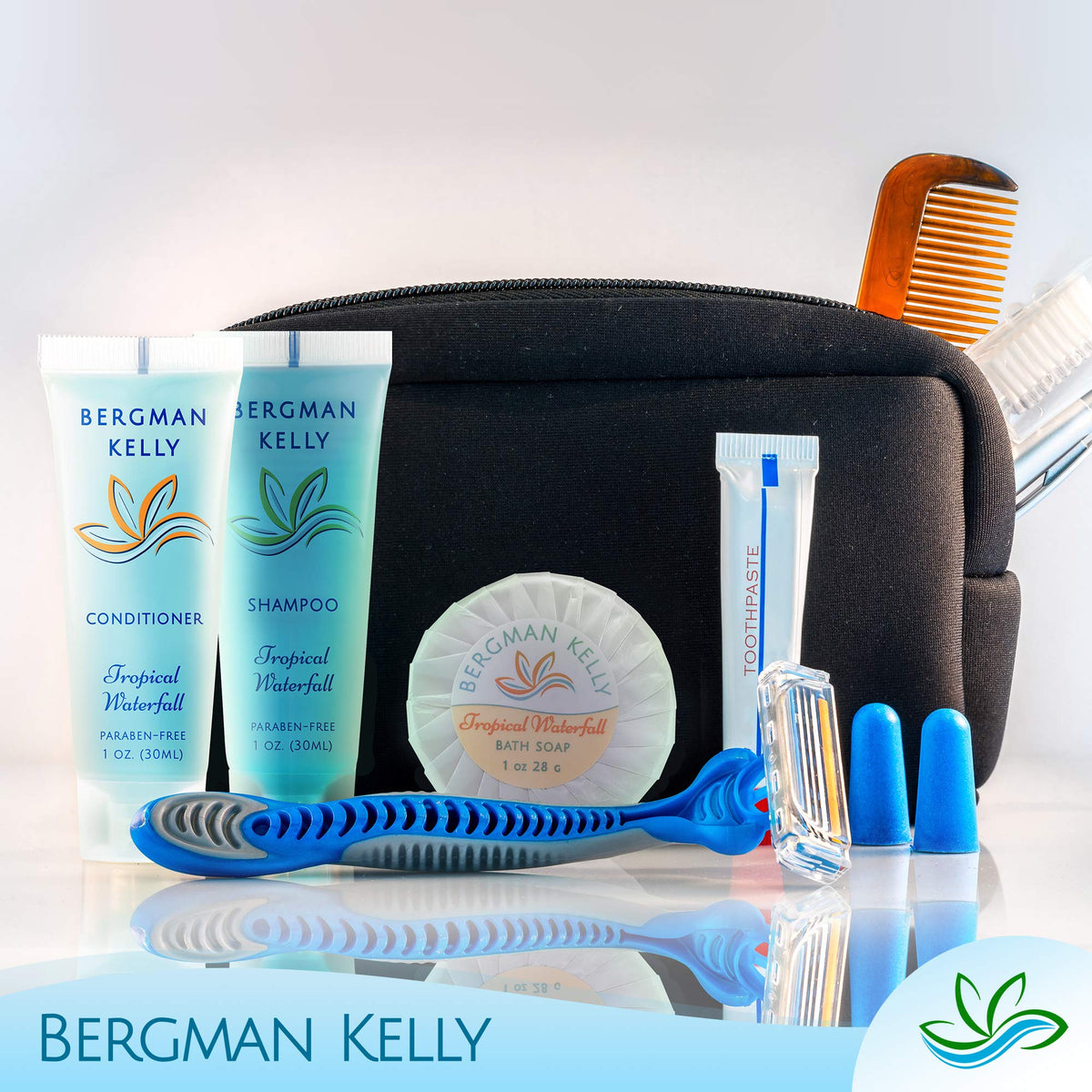 BERGMAN KELLY donation bag use demonstrating easy packing for outreach