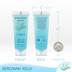 BERGMAN KELLY foil-sealed cap detail ensuring leak protection and hygiene benefit