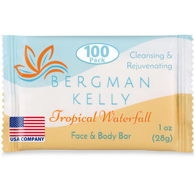 BERGMAN KELLY front package showing 100 bars and travel convenience