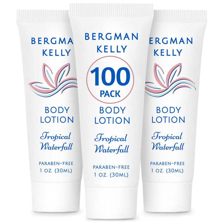BERGMAN KELLY front packaging tube showing brand and scent, boosts guest experience