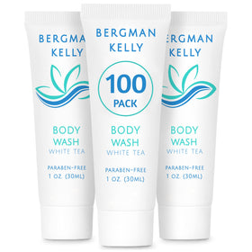 BERGMAN KELLY front packaging showing product and white tea scent benefit