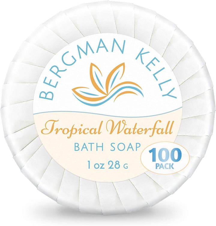 BERGMAN KELLY front packaging showing 100-count bulk and brand benefit