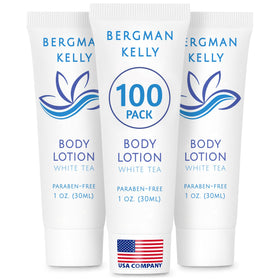 BERGMAN KELLY front packaging showing 100 tubes and brand, ideal bulk convenience
