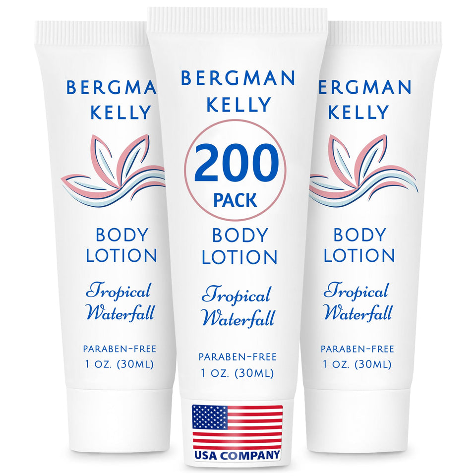 BERGMAN KELLY front packing showing 200 tubes and clear branding benefits