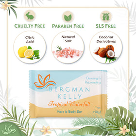 BERGMAN KELLY individually wrapped soap demonstrating hygiene and freshness