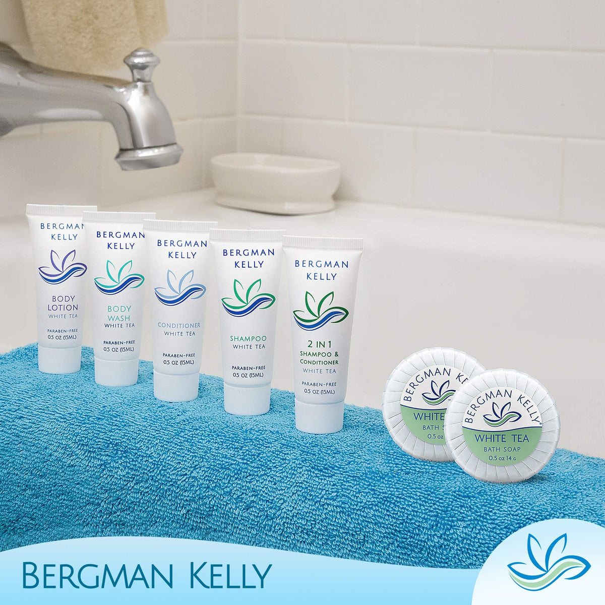 BERGMAN KELLY label close-up showing paraben-free and cruelty-free details for clarity