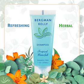 BERGMAN KELLY lather in hand demonstrating cleansing texture and refreshing benefit