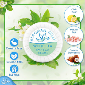 BERGMAN KELLY single individually wrapped 0.5 oz bar, hygienic and travel-friendly