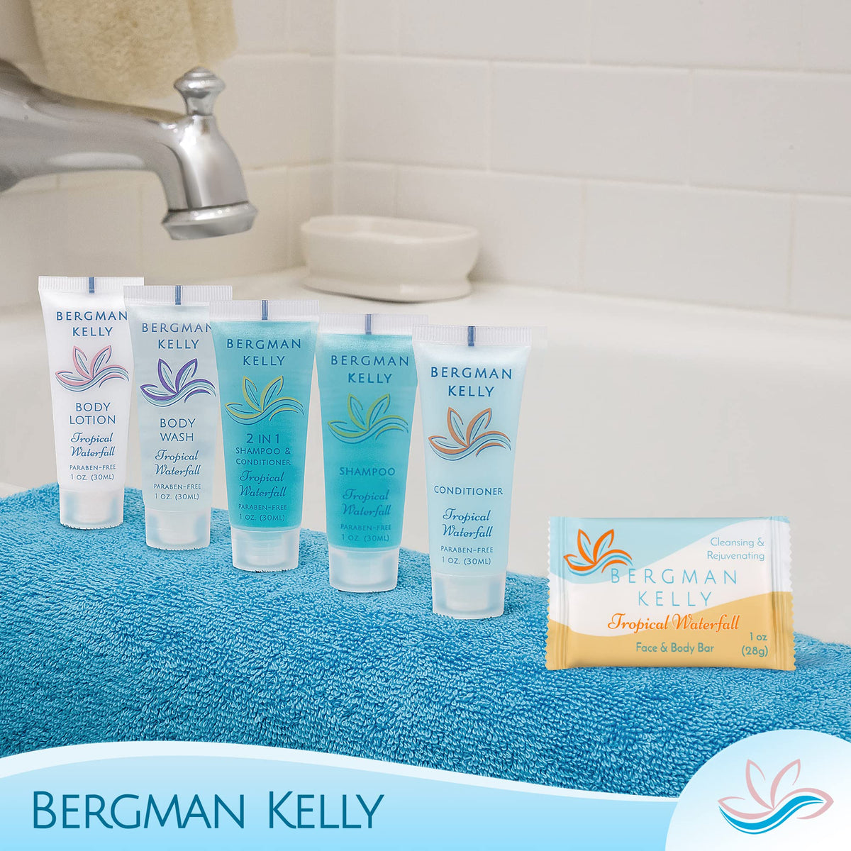 BERGMAN KELLY soap on amenity tray improving guest presentation