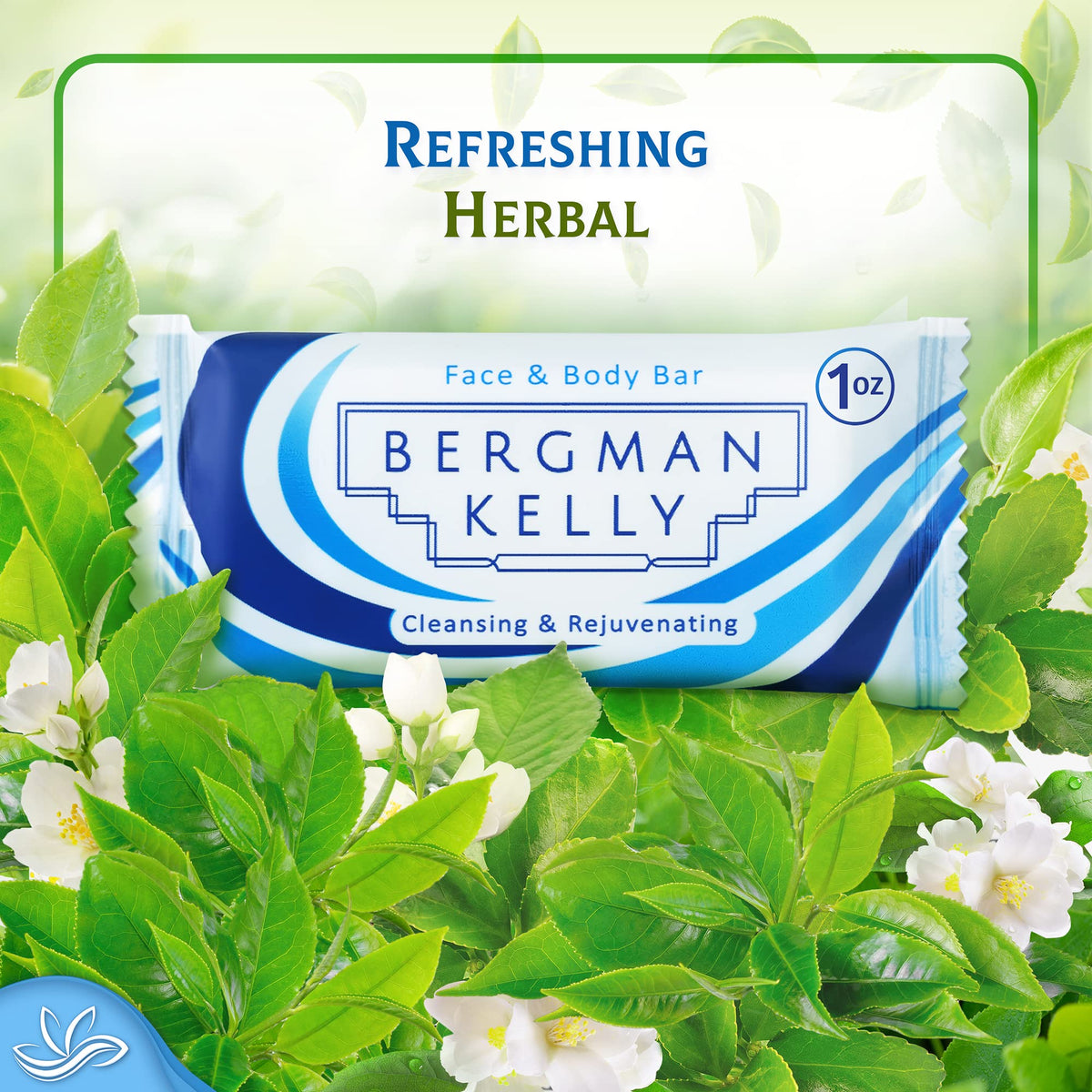 BERGMAN KELLY soap on dish staged in bathroom offering neat presentation benefit
