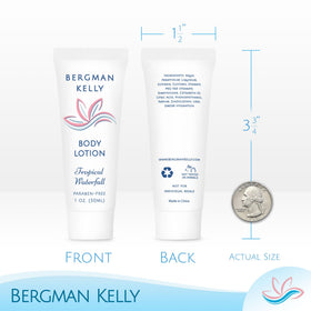 BERGMAN KELLY lotion texture close-up demonstrating smooth, moisturizing formula