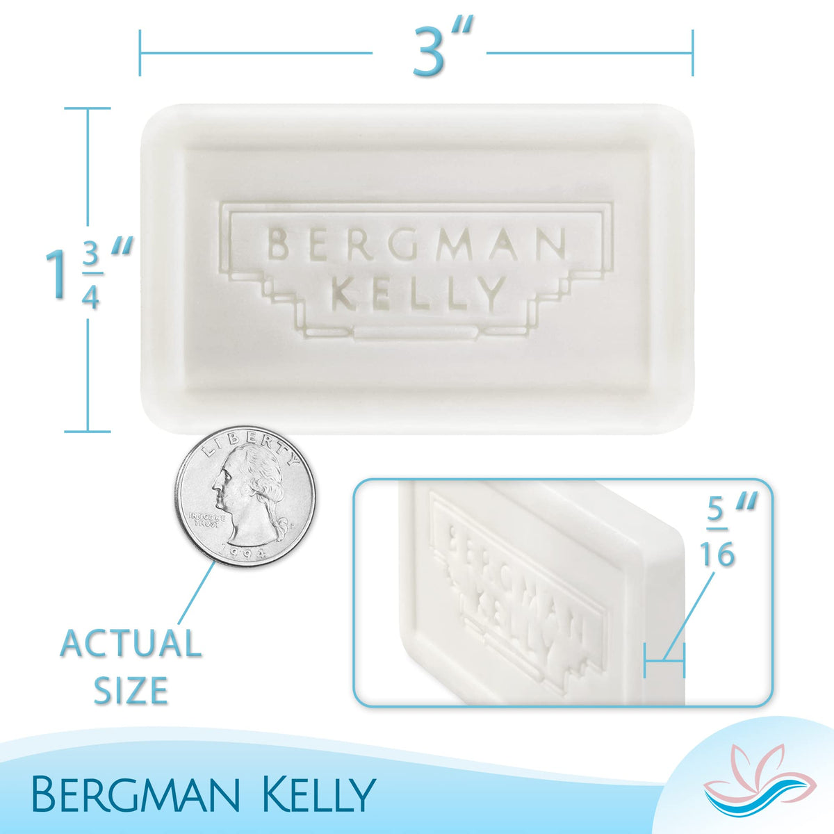 BERGMAN KELLY soap texture close-up highlighting smooth lather potential